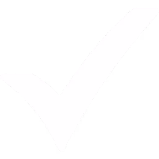 White checkmark icon on a transparent background.