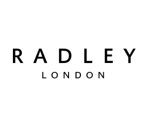 Radley London logo in black text with a stylized design element above the brand name.