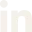 Blue LinkedIn logo icon.