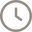 White analog clock with black numbers and hands showing 7:05 on white background.