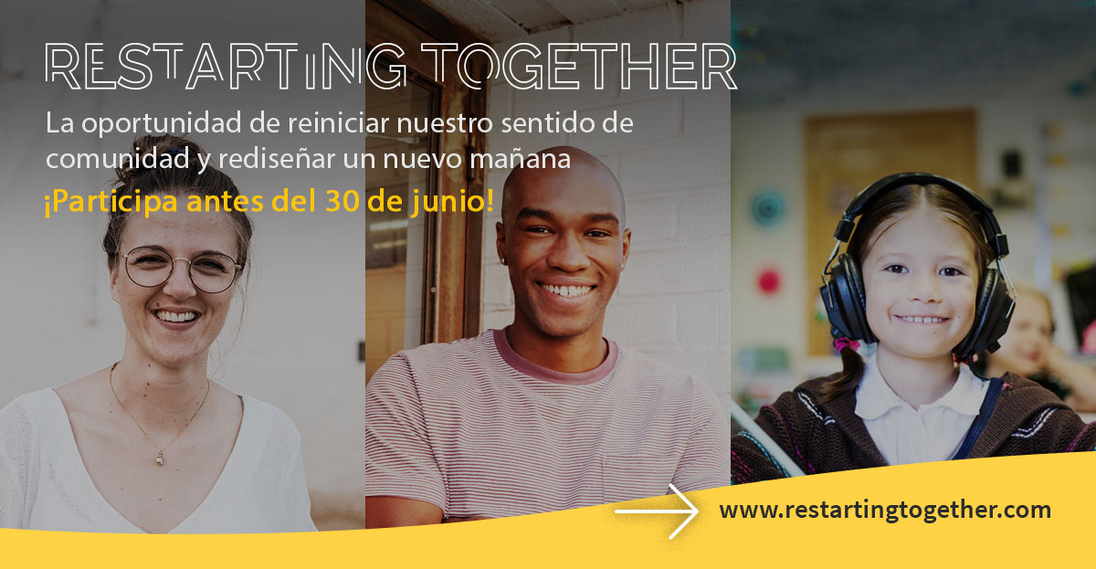 restarting together banner