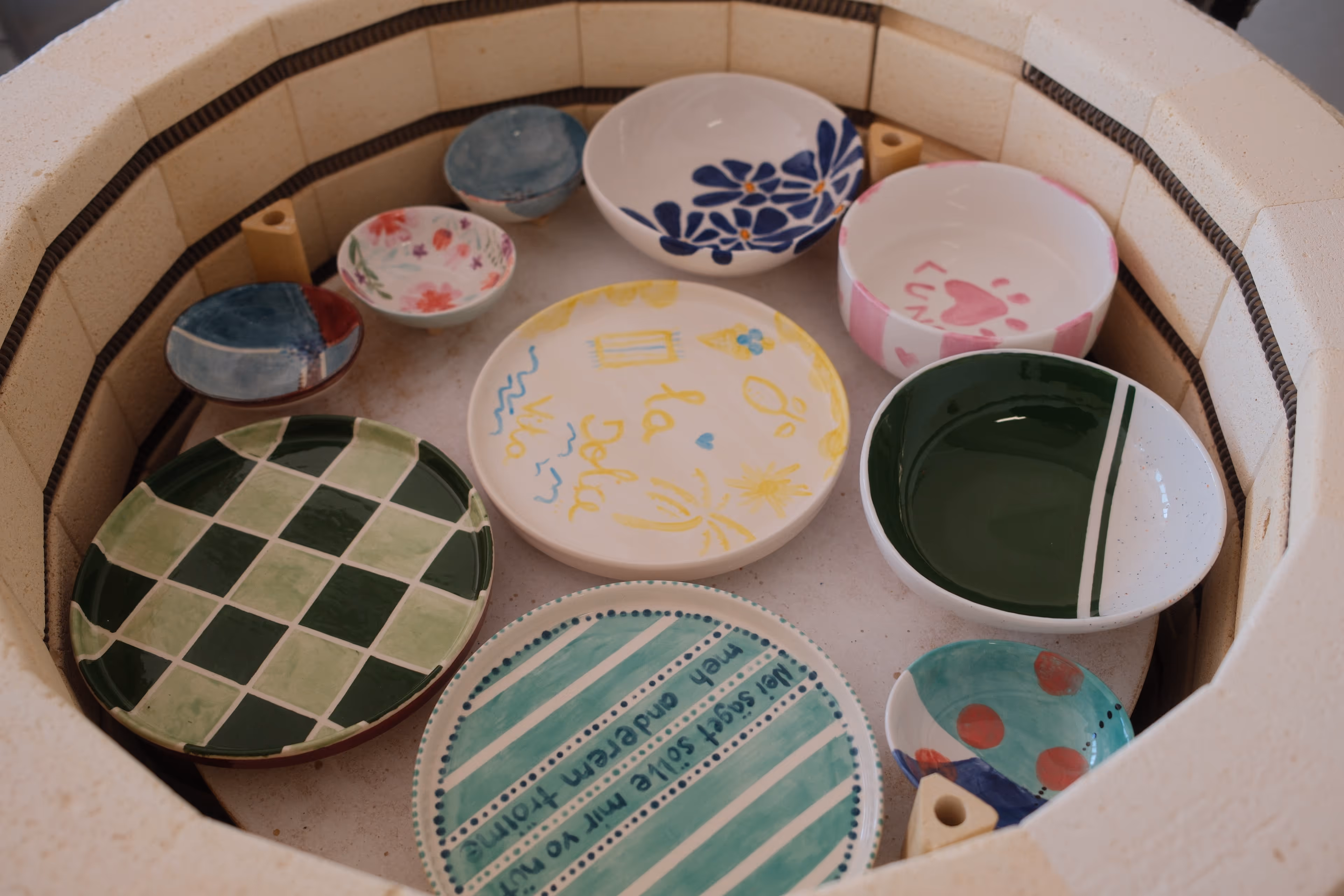 Finished ceramic piece at nebu