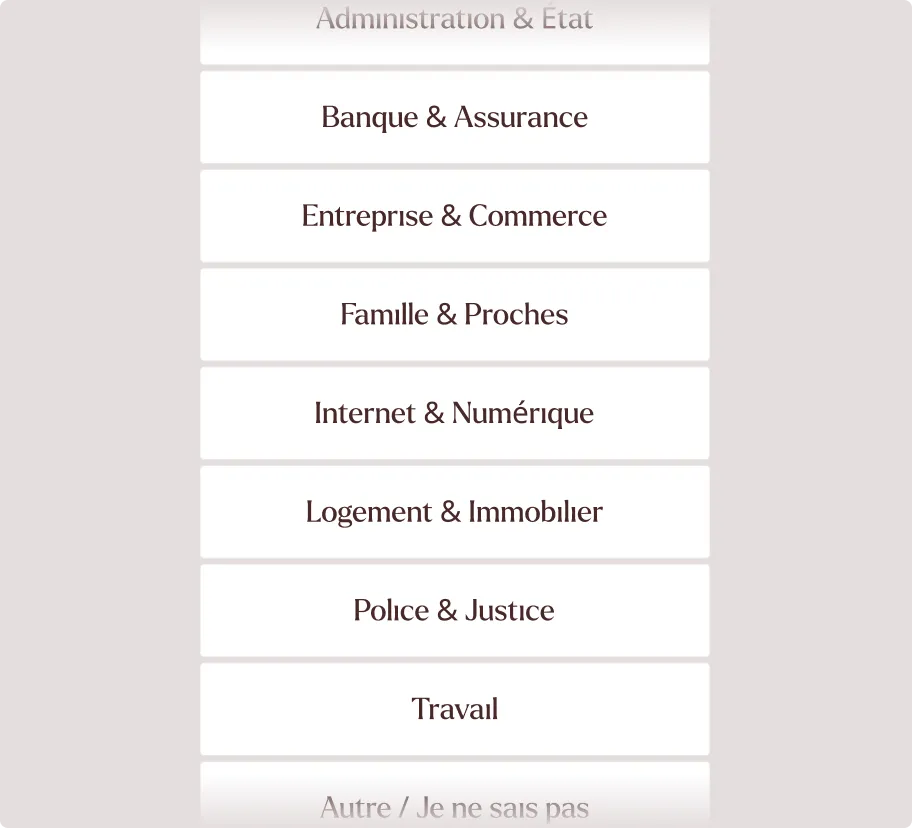 un large chois d'avocats sur la plateforme