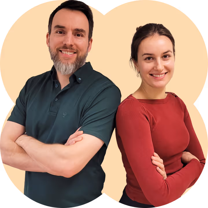 Manuel Thoma und Kristýna Nevrlá, das Team der Kinderphysiotherapie Thoma