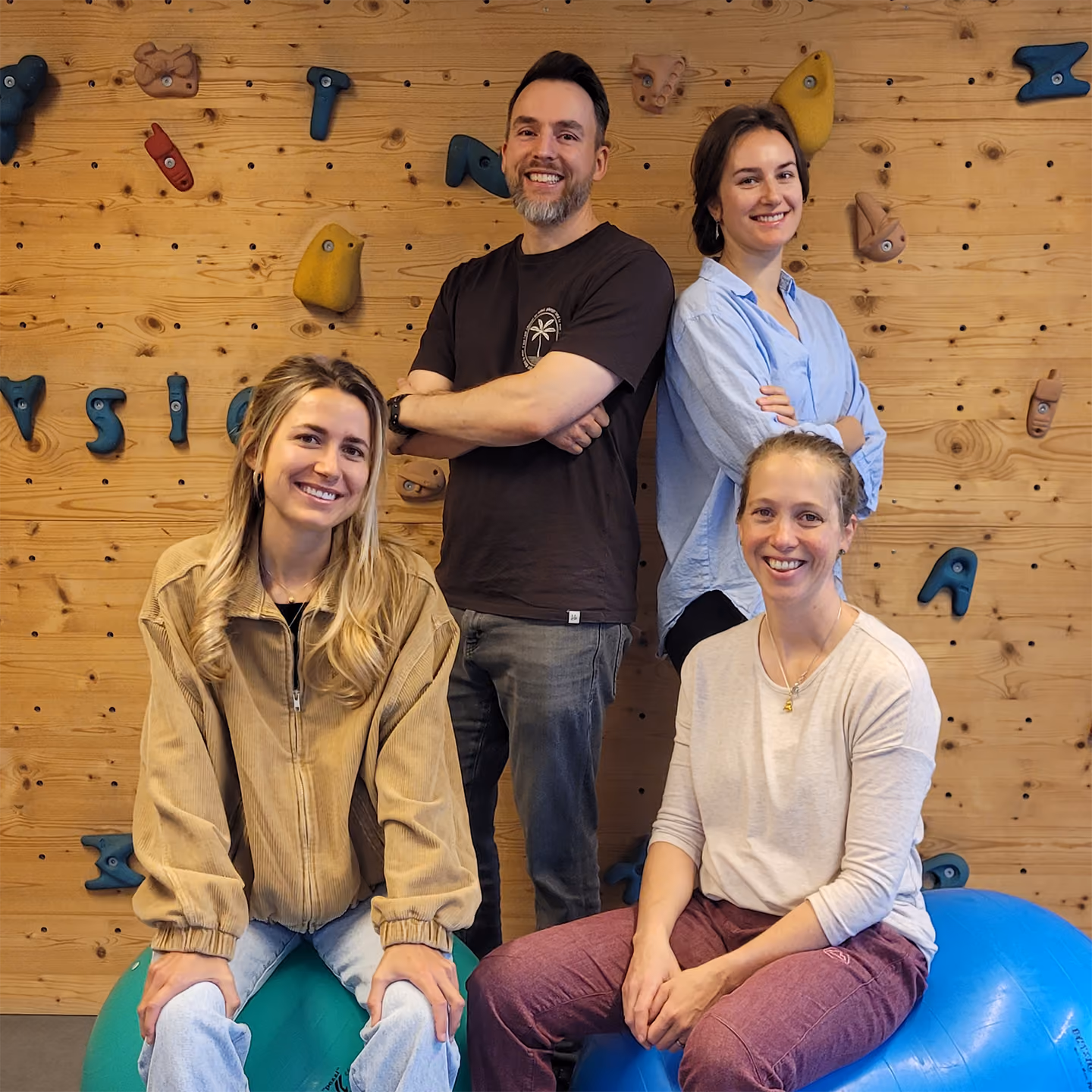 Teamfoto der Kinderphysio