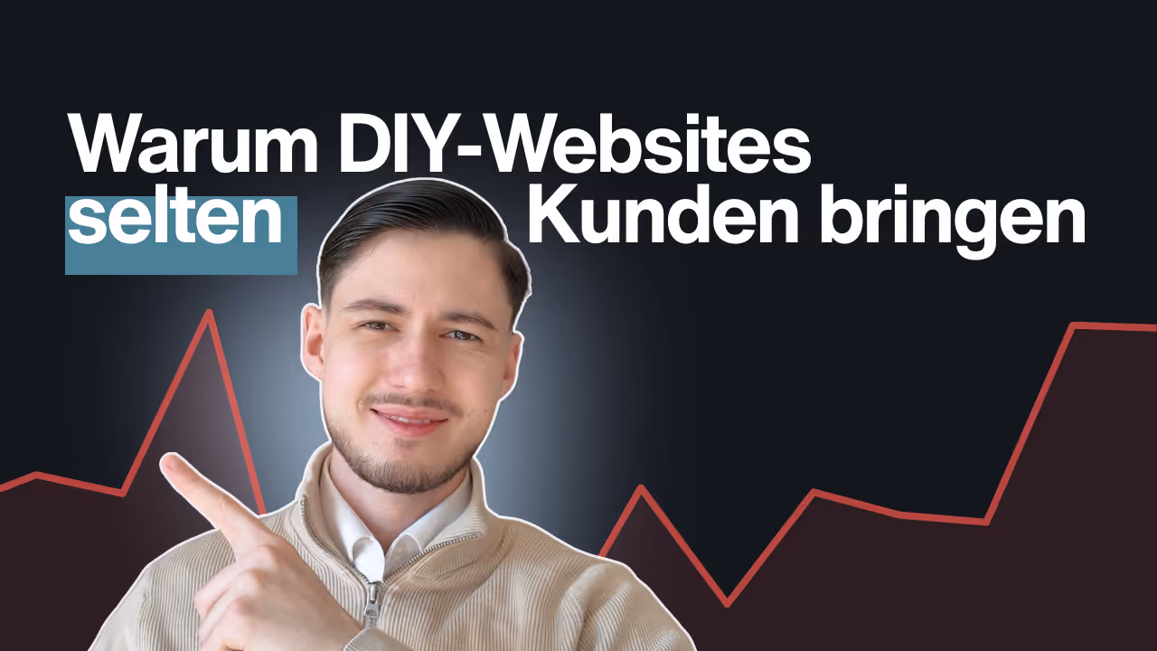 Warum DIY-Websites selten Kunden bringen
