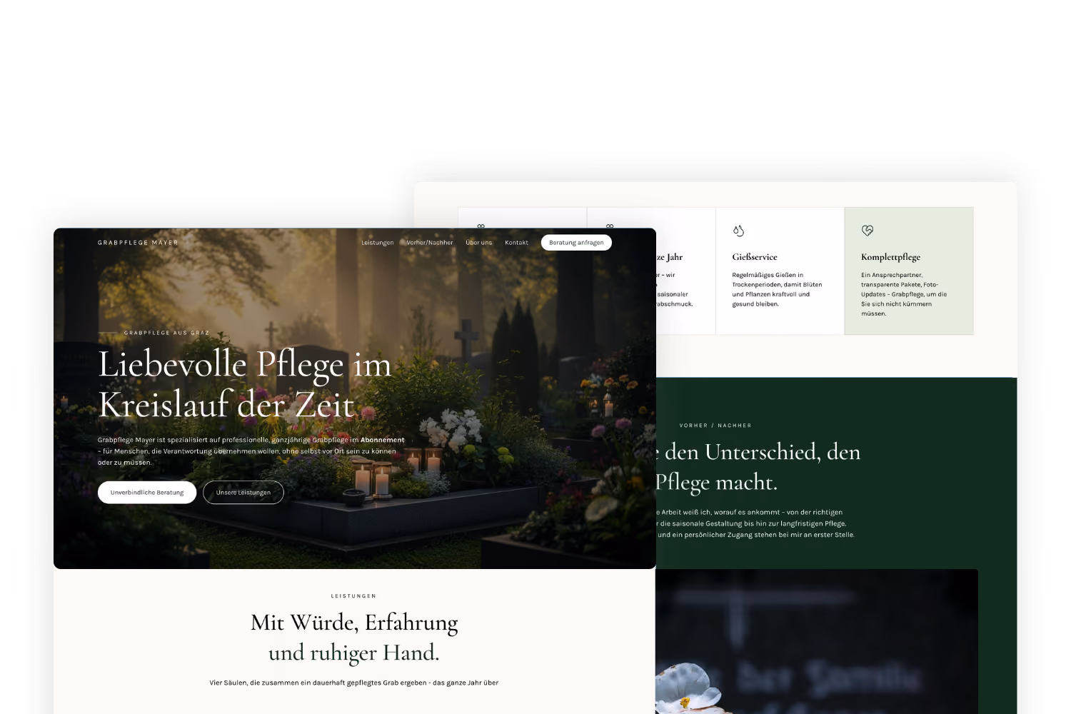 Projekt Grabpflege