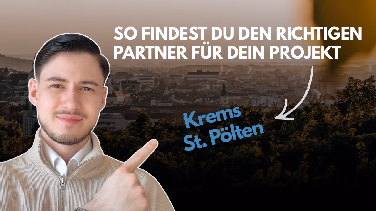 Webdesigner Krems & St.Pölten. So findest du den richtigen Partner für dein Projekt
