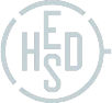 Logo mit den Buchstaben H, S und D in einem Kreis mit schonendem Farbton.