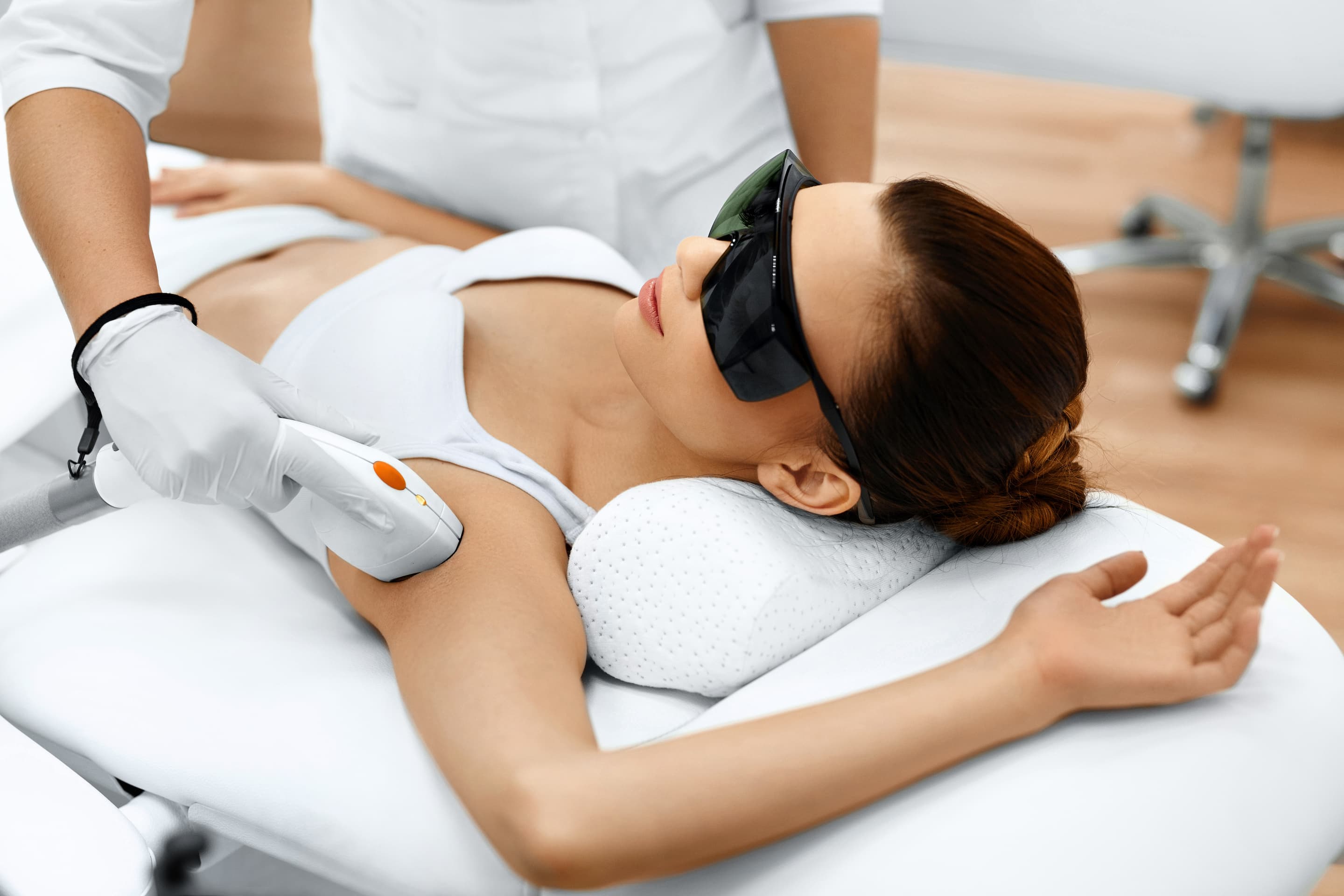 Women laser treatment