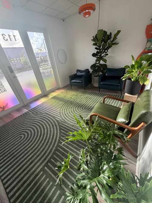 Spark House Studio interior prepared for a creative event