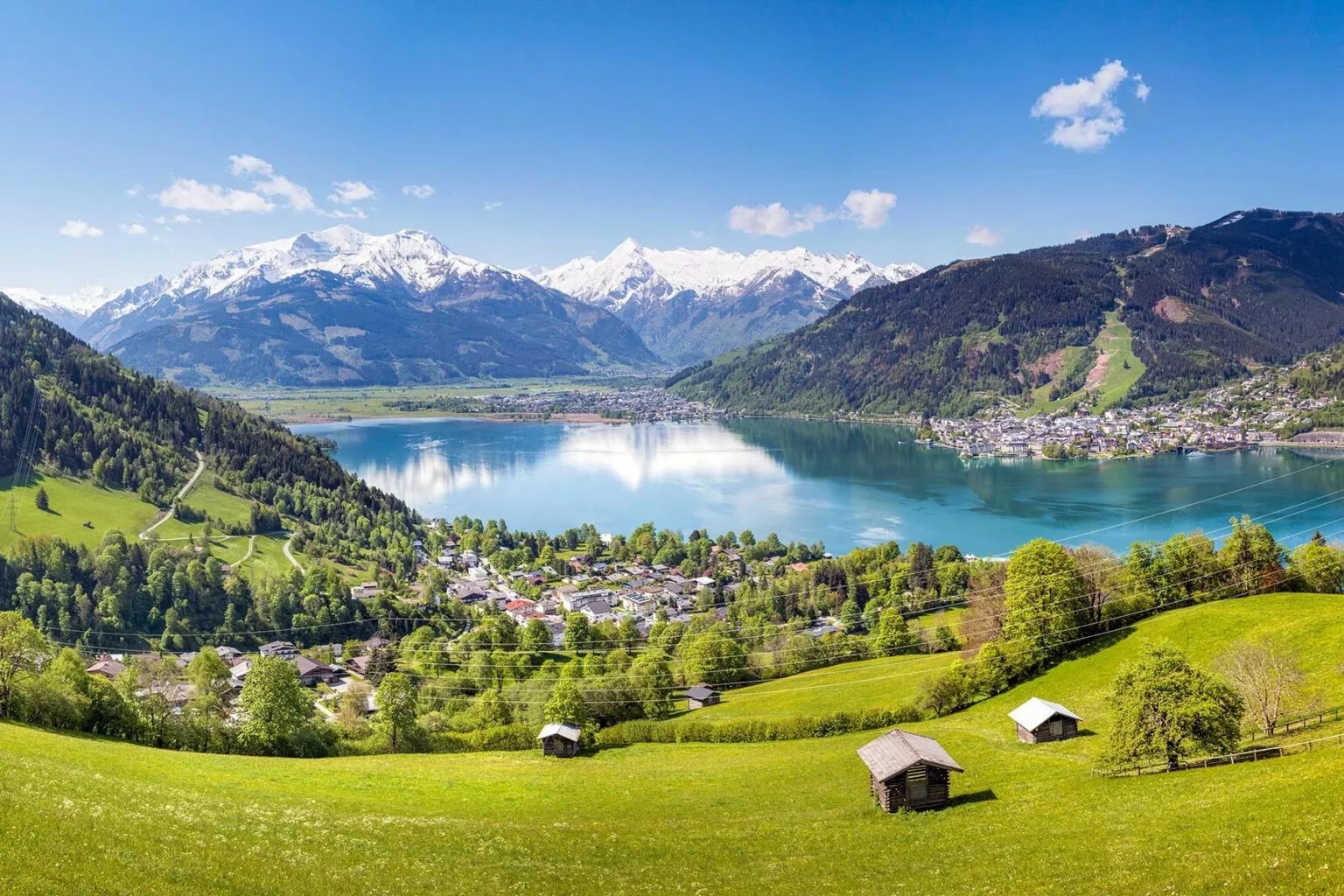 Scenic photography of an Austrian business setting representing its strategic European location and world-class financial services.