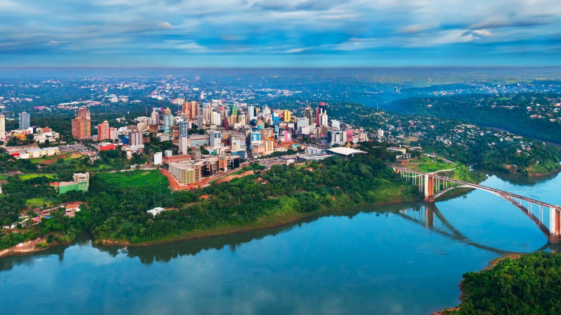 Modern commercial and residential architecture in Asunción highlighting the infrastructure for local SA company formations.