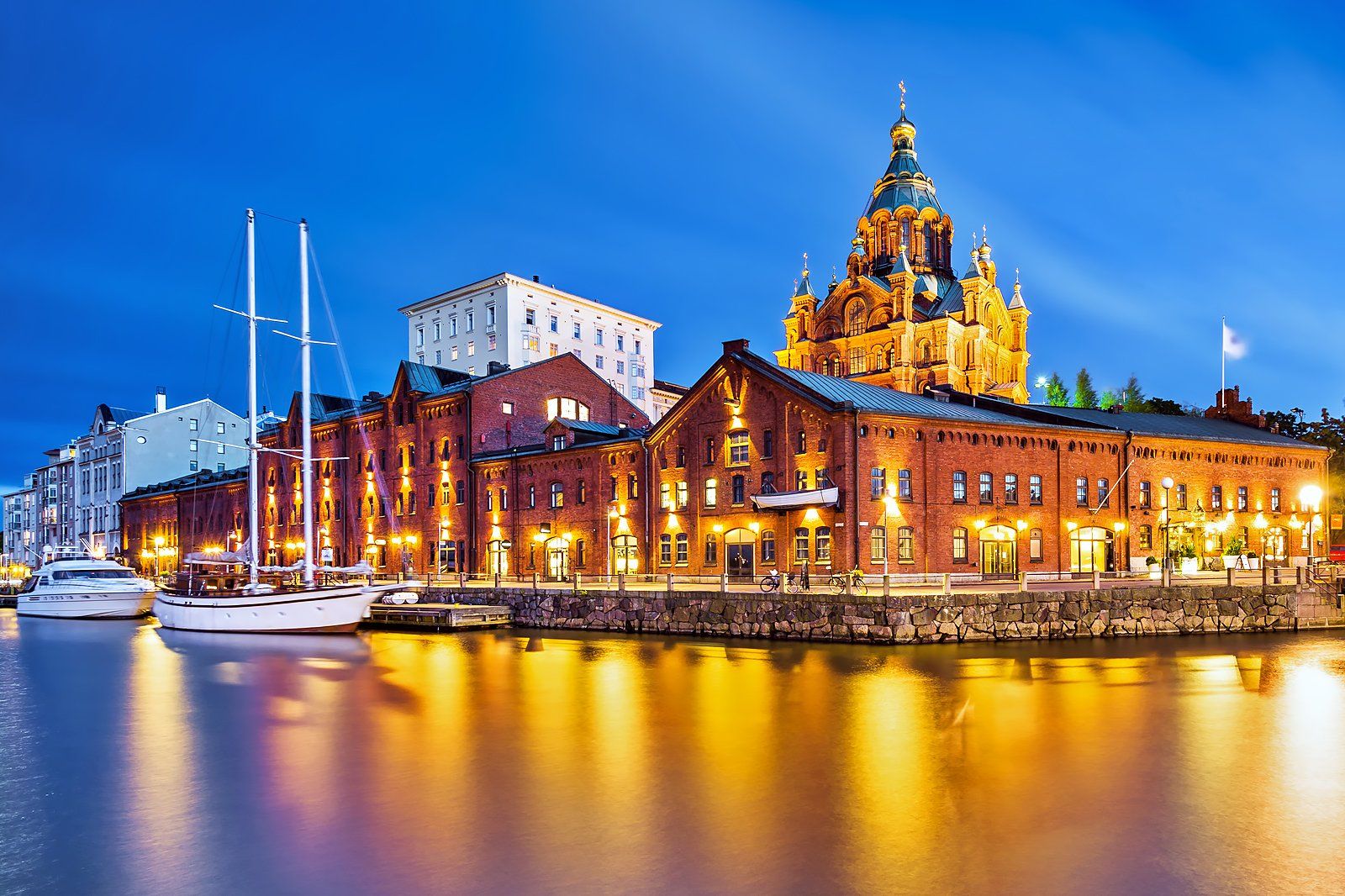 Scenic coastal landscape of Finland representing its strategic Nordic location and advanced digital government services.