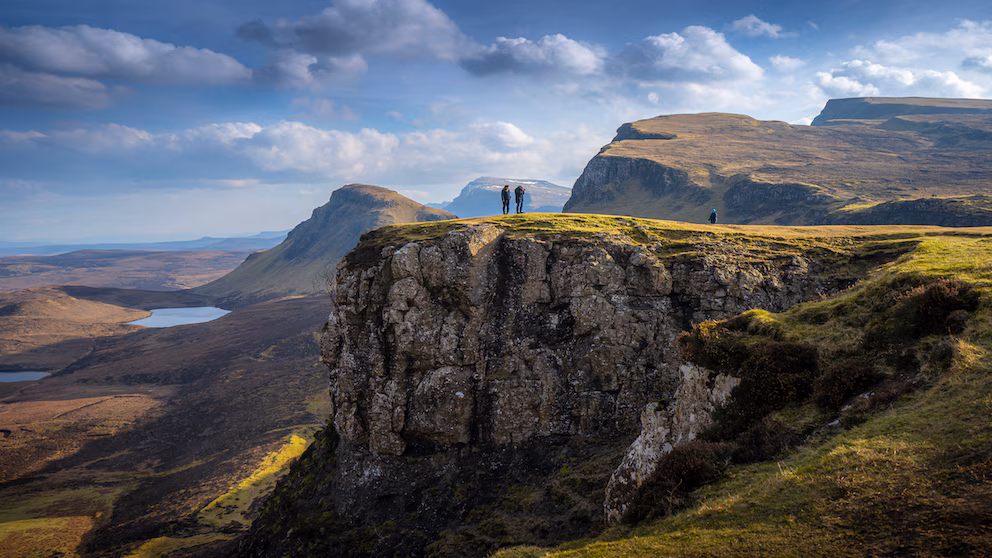Scenic coastal landscape of the Isle of Man representing its strategic location and status as a stable Crown Dependency.