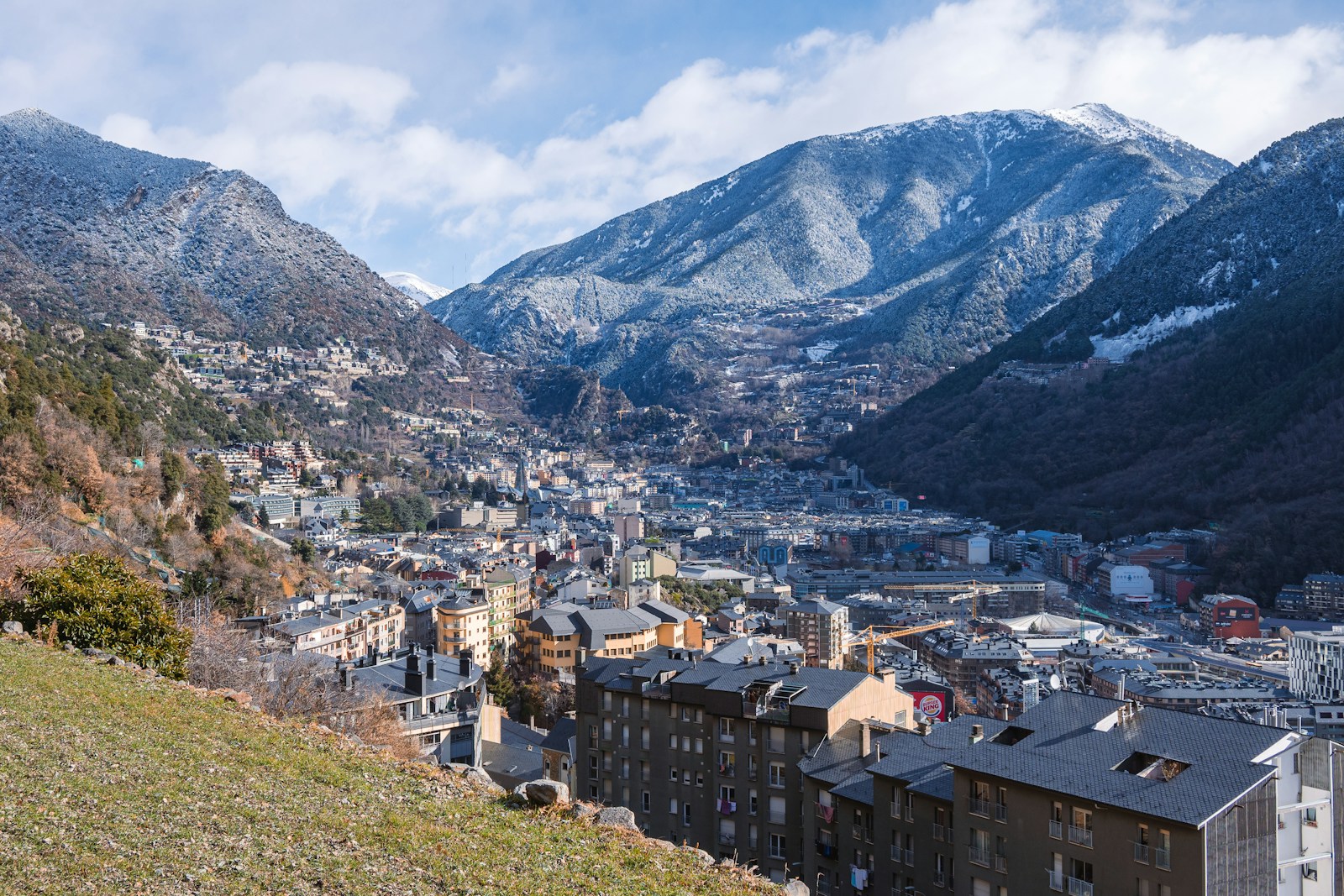 High-end commercial workspace in Andorra reflecting the established infrastructure for SL company formations and international trading.