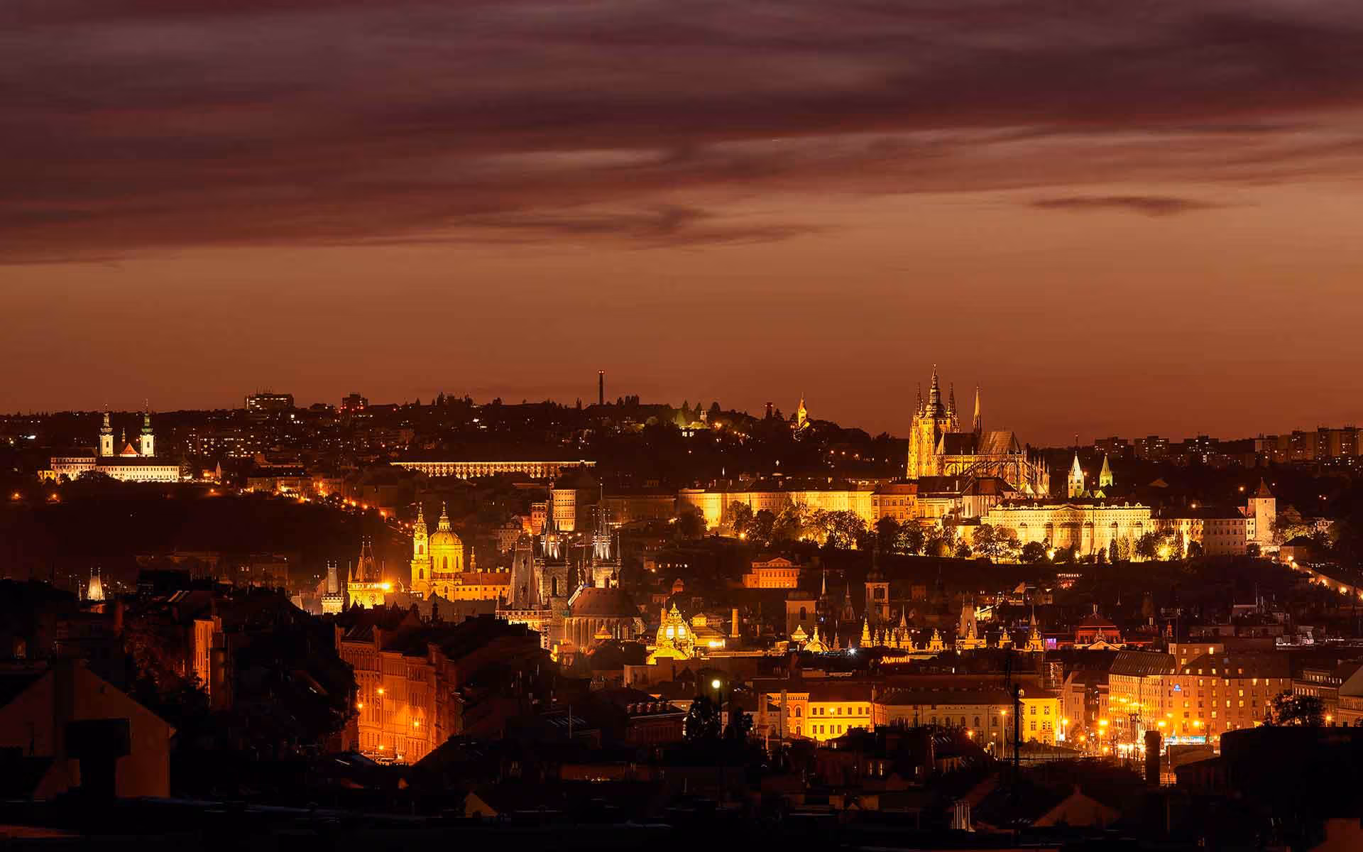 Professional view of a Czech business district illustrating the tax efficiency and skilled talent pool available for international companies.
