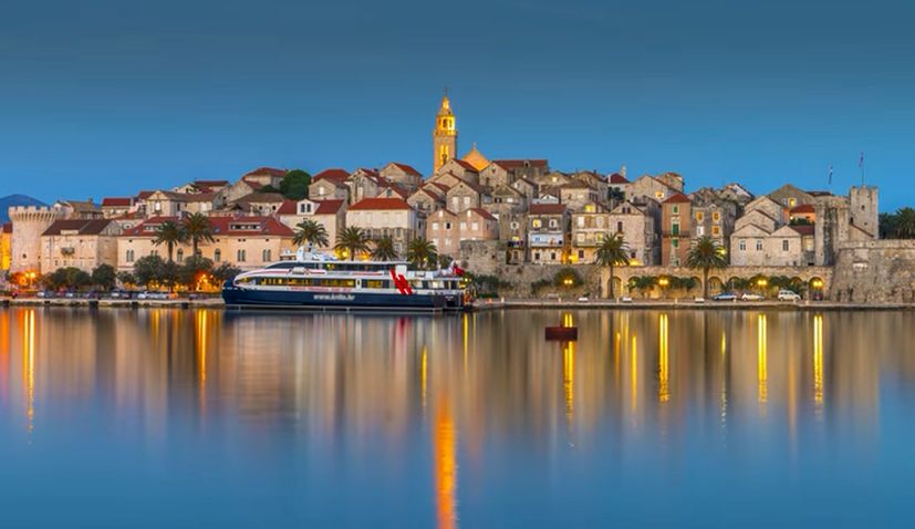 Aerial view of the Croatian coastline and islands reflecting the Mediterranean lifestyle and tourism-driven investment potential.