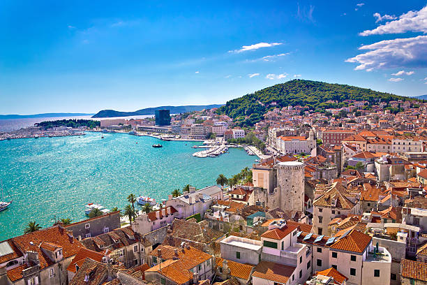Picturesque landscape of Croatia’s coastal region representing the appeal of the 12-month digital nomad residency program.