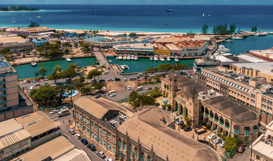 Scenic view of Barbados representing the premium lifestyle and safe environment for international residents and retirees.