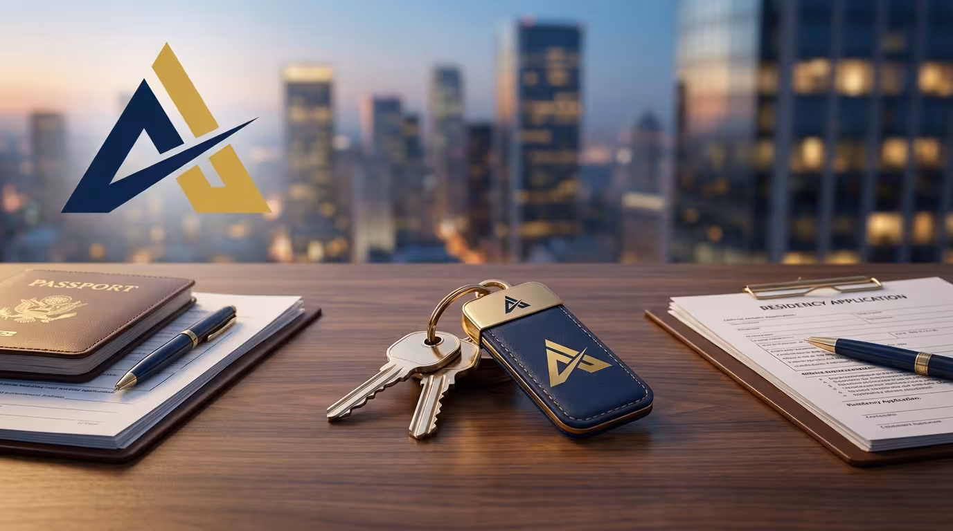 Professional view of a luxury house banner representing the strategic residency planning and relocation services for international entrepreneurs.