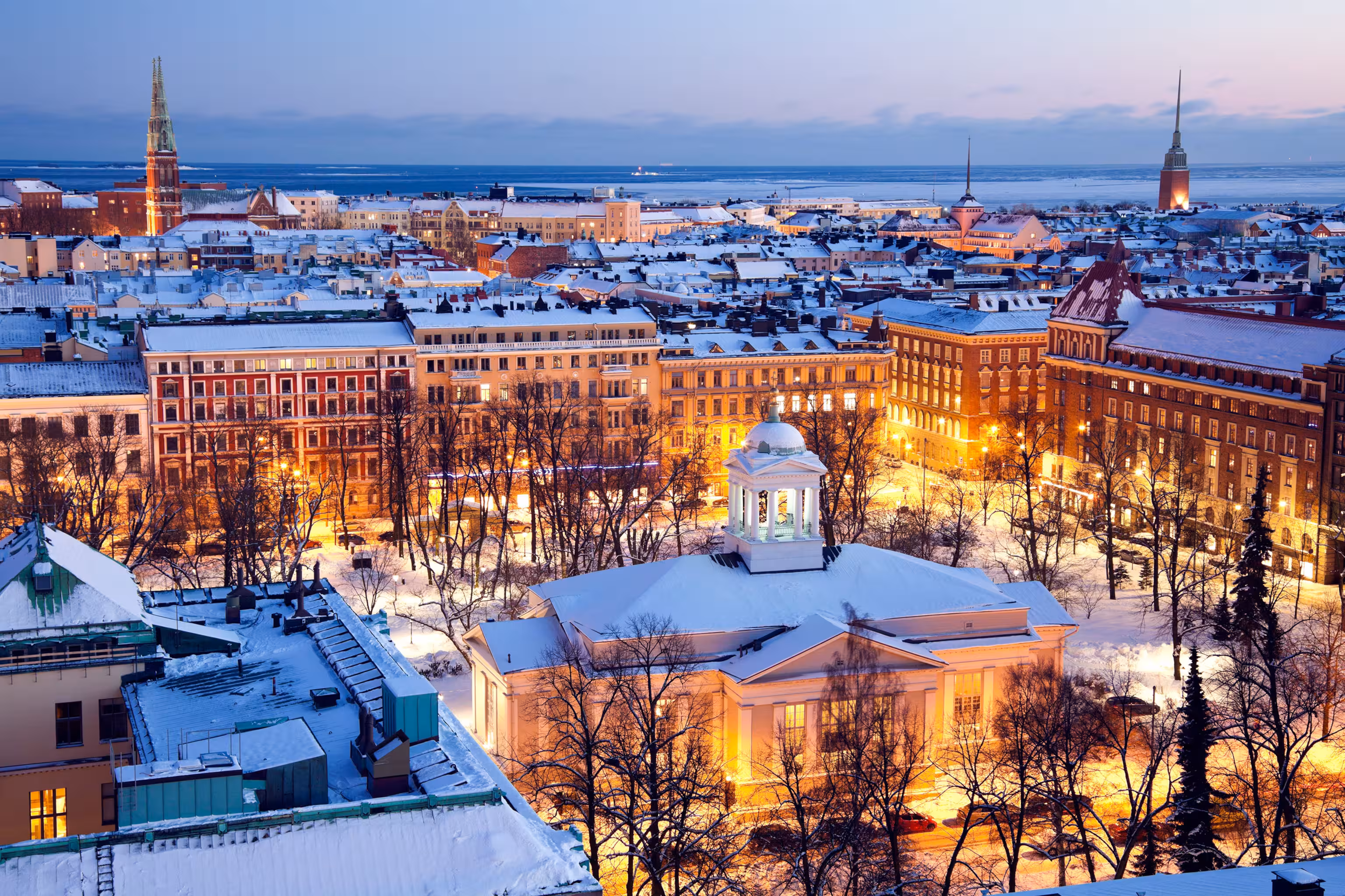 Professional view of a modern Finnish workspace illustrating the tax efficiency and highly skilled tech talent pool available for global SaaS businesses.