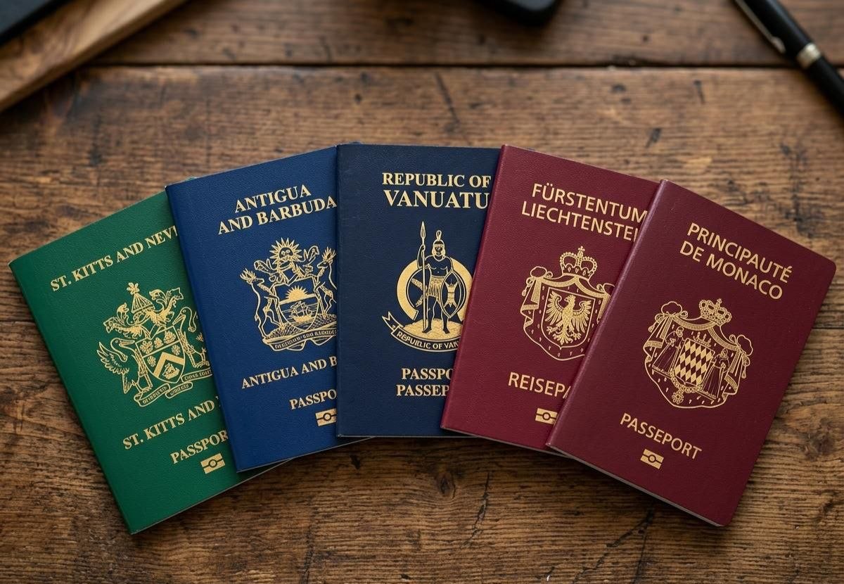 Global citizenship and privacy concept for investors and entrepreneurs