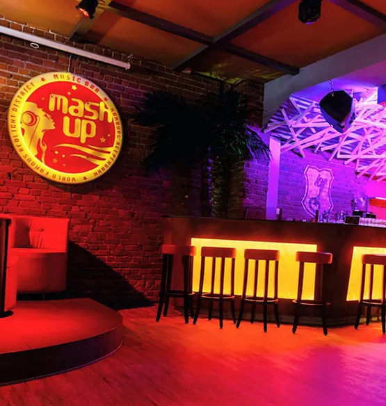 A display photo of MashUp Bar