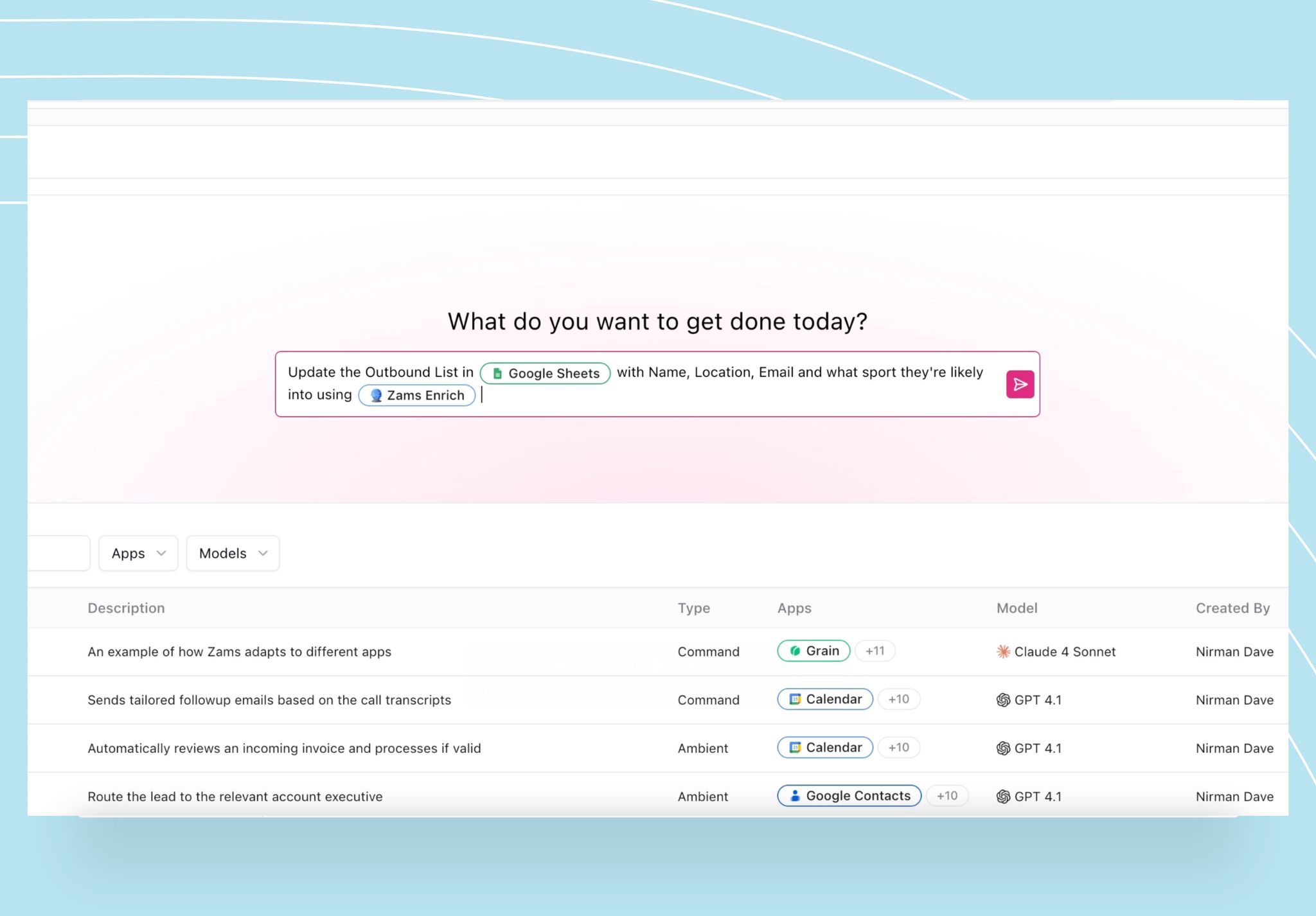 Someone with their hand held out.