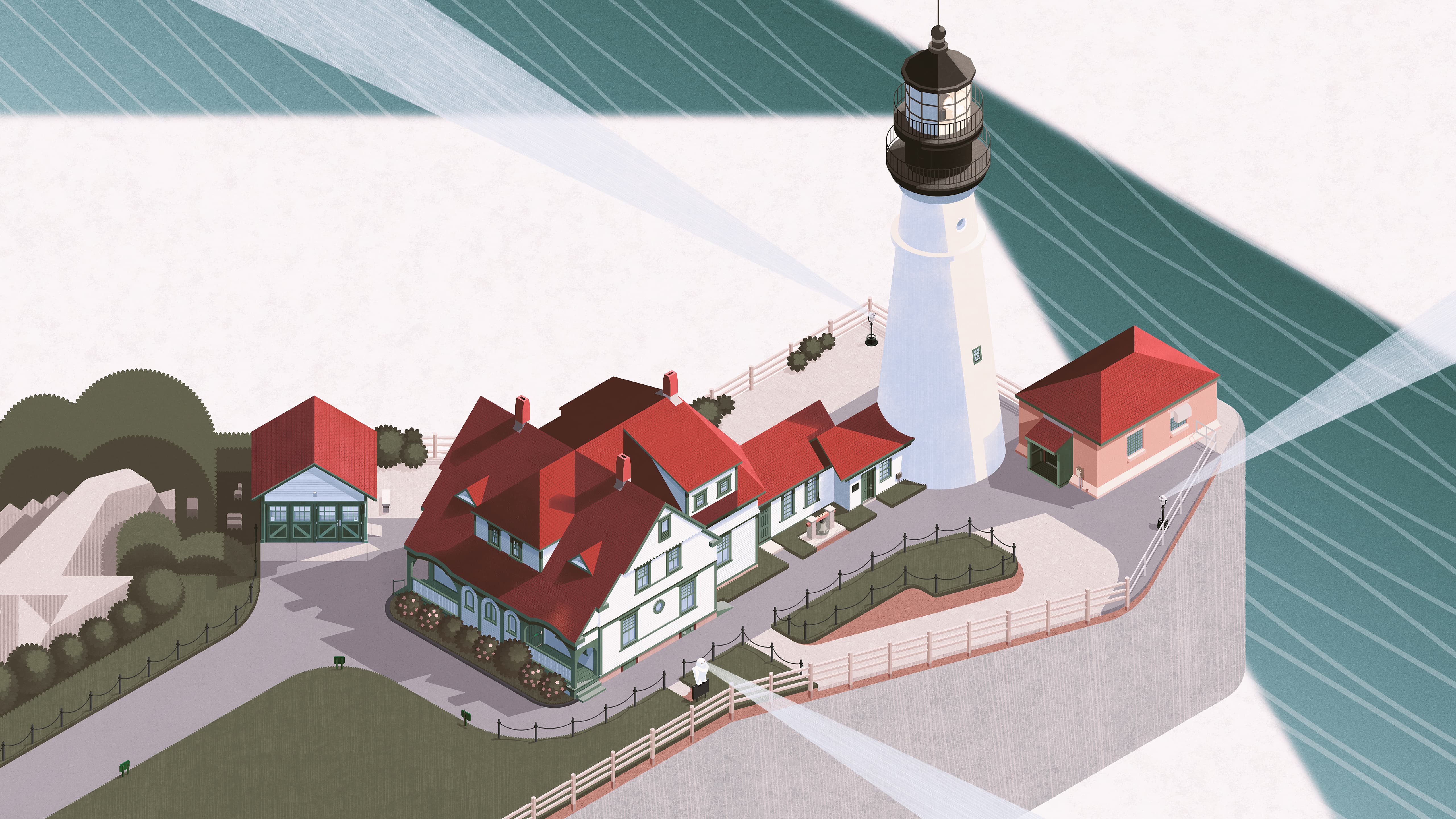 image of a film festival light installation