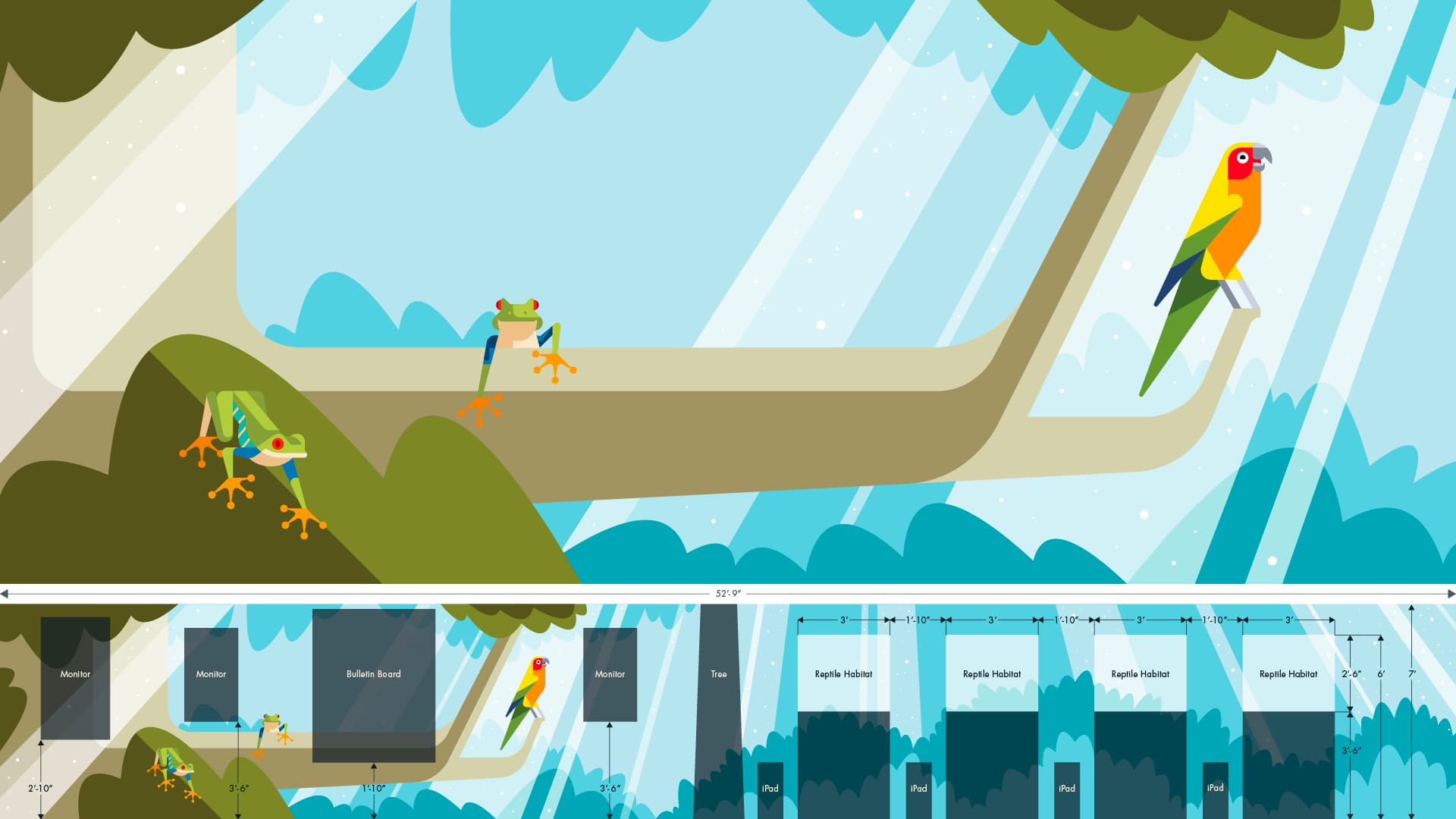 image of art installation (for an art gallery)