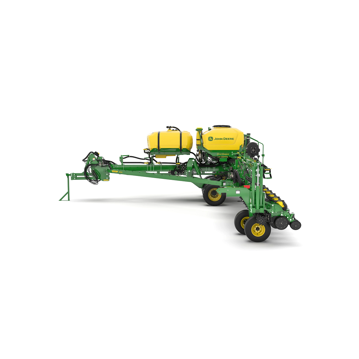 Studio rendering with left side view of DB60 24R planter.