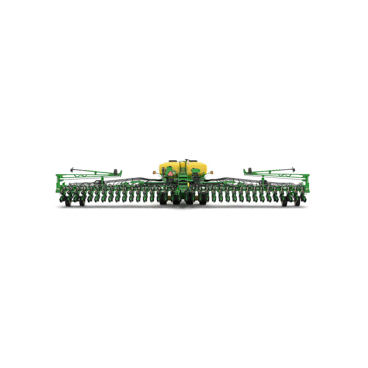 Studio rendering with rear view of DB60 36R planter.