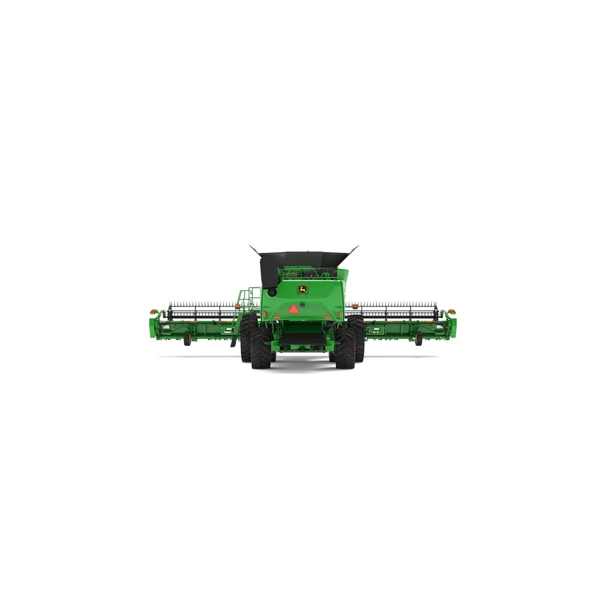 Studio image with a rear view of an S7 800 Combine