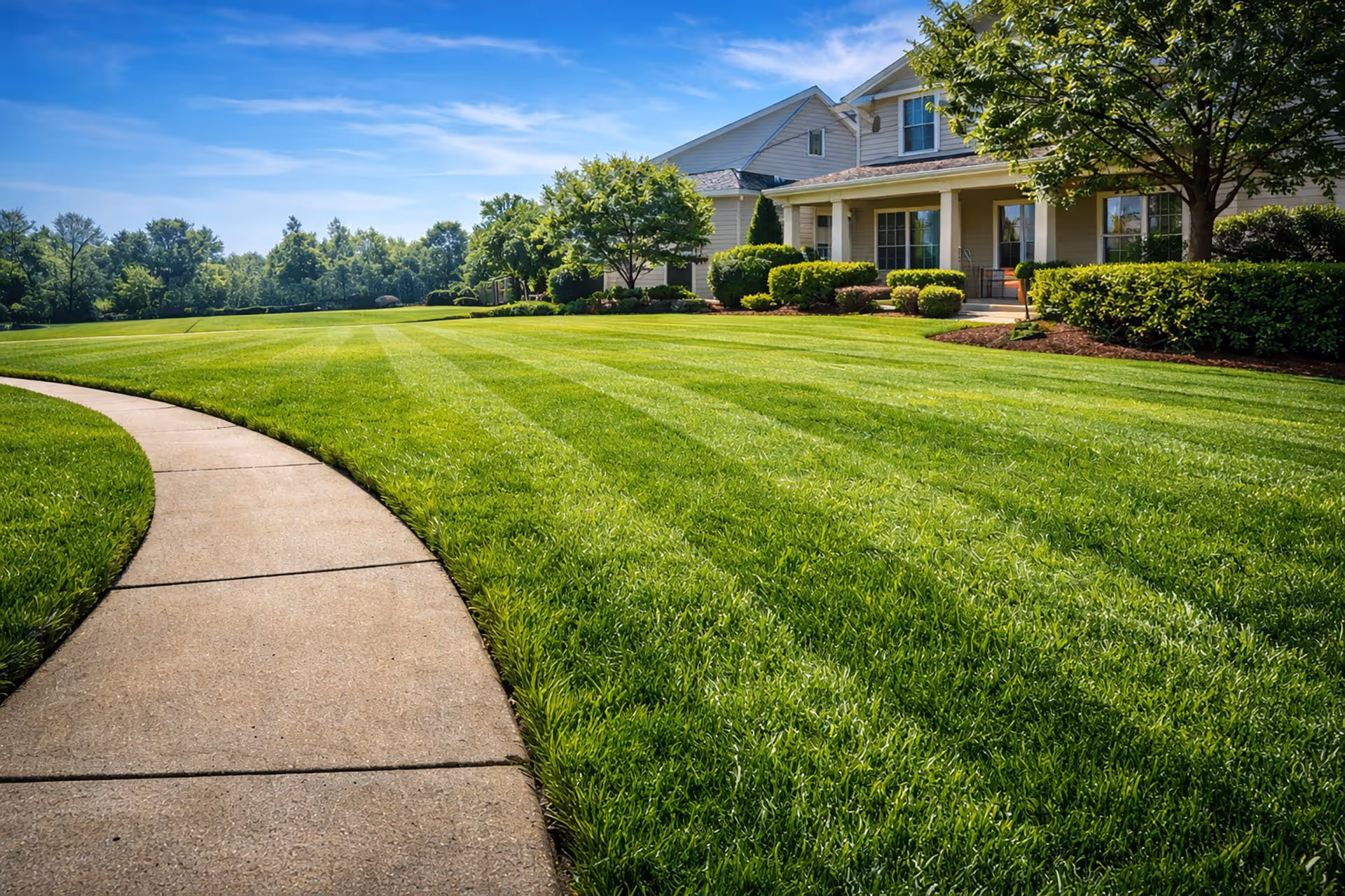 Professional grass cutting and edging in Glen Allen VA