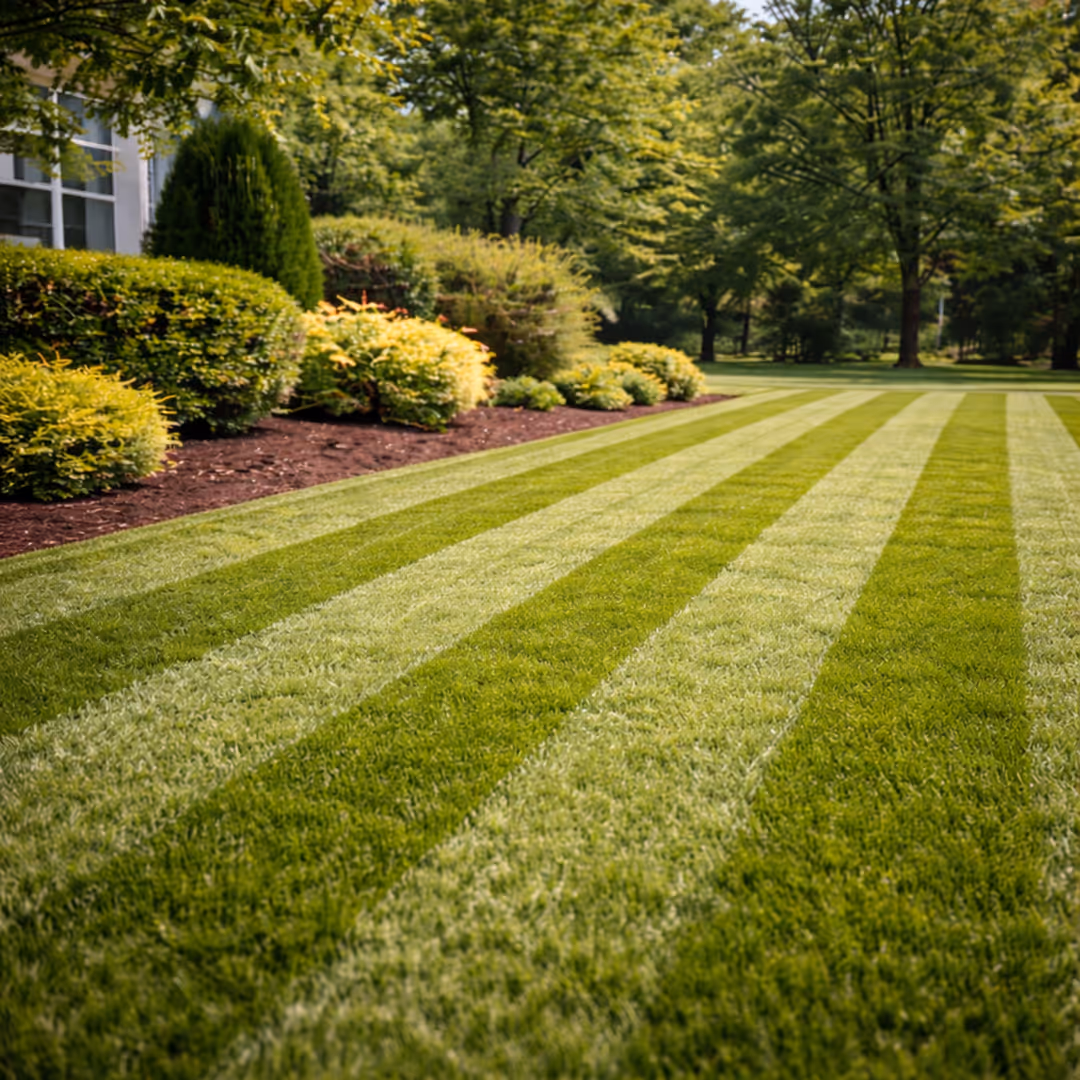 Lawn care professional servicing Atlee VA neighborhoods