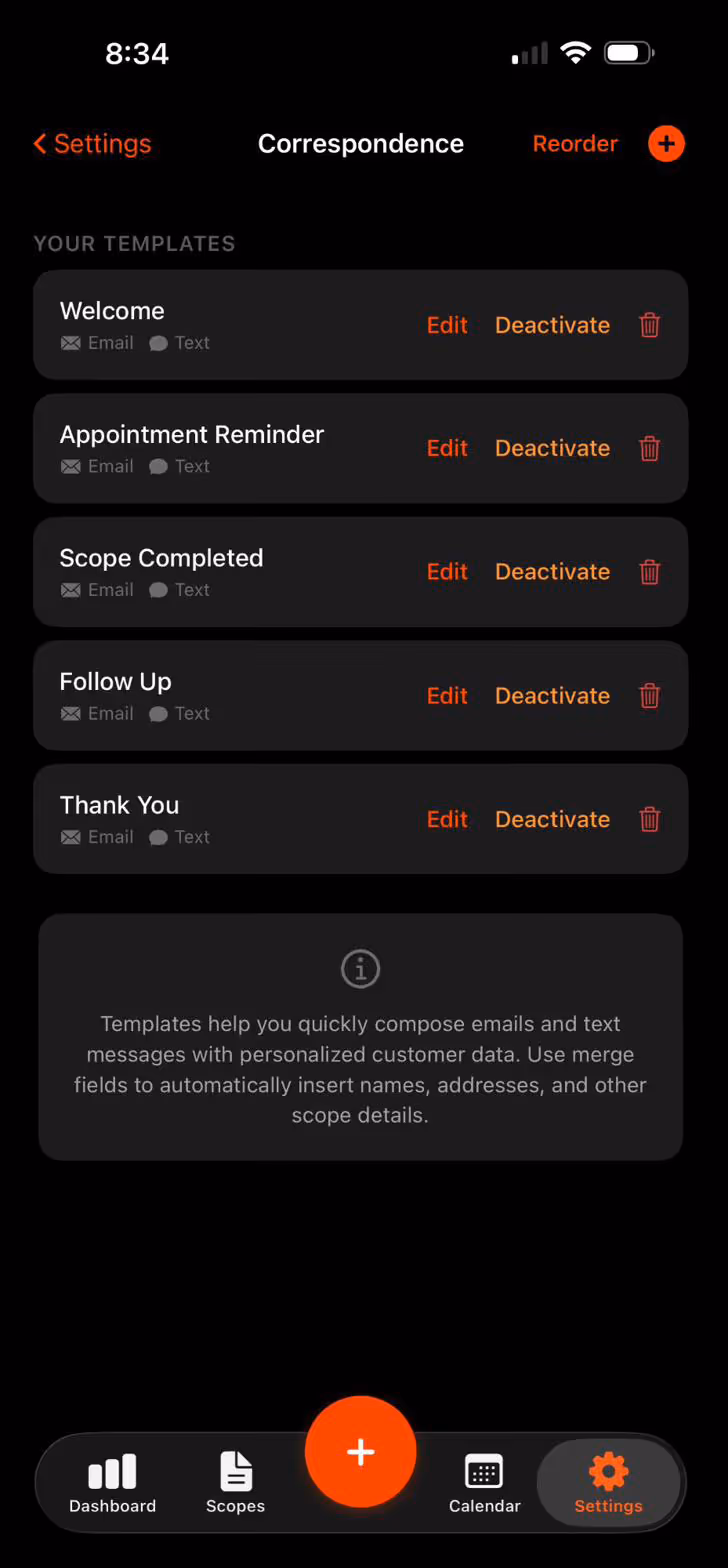 SmartScope correspondence