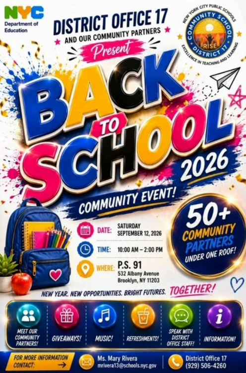 Back to school flyer