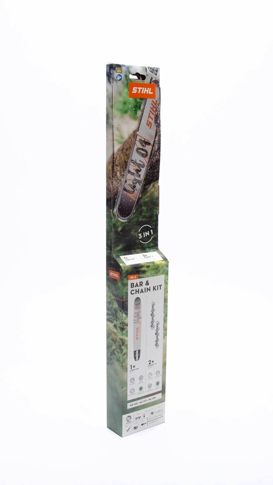 Fits MS 261, MS 271, MS 291. Includes (1) 16" Guide Bar & (2) Loops of 16" Saw Chain (26 RM3 67).