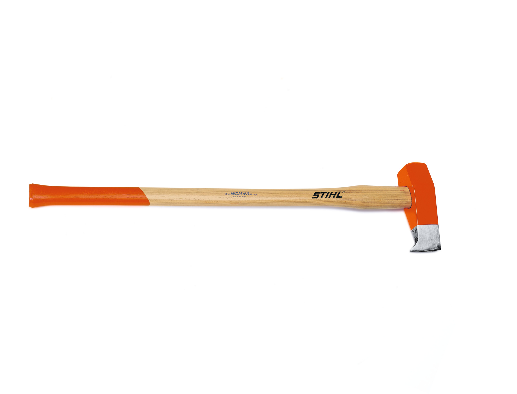 A professional-grade splitting maul for splitting large chunks of wood.