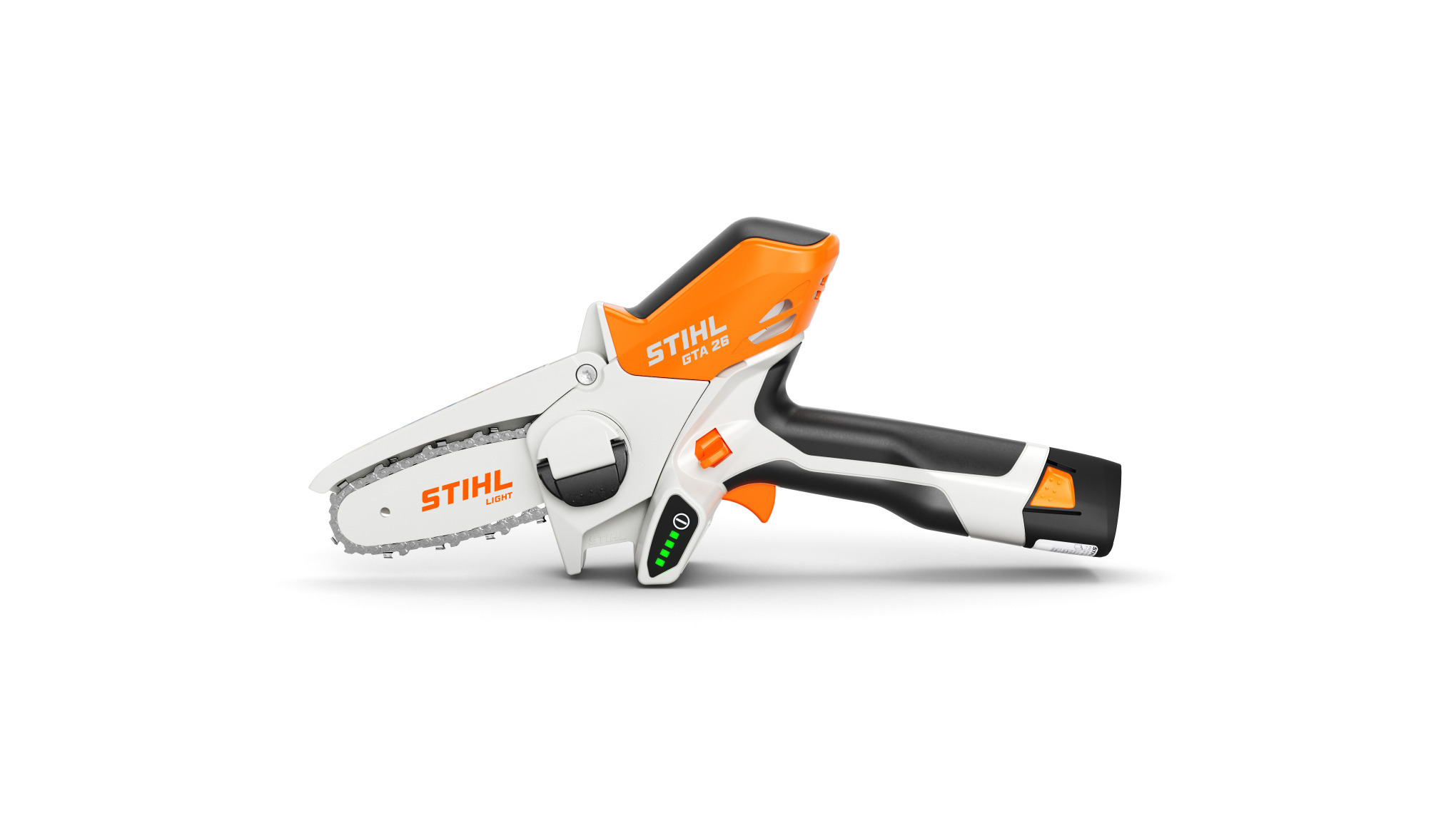 The GTA 26 is a versatile battery-powered garden pruner that offers high cutting performance, power, and precision in a lightweight handheld tool.