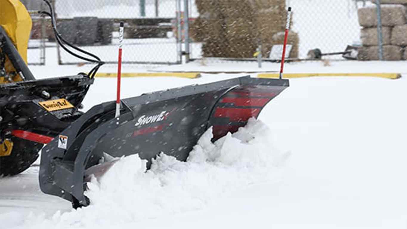 SnowEx Skid-Steer Snow Plow
