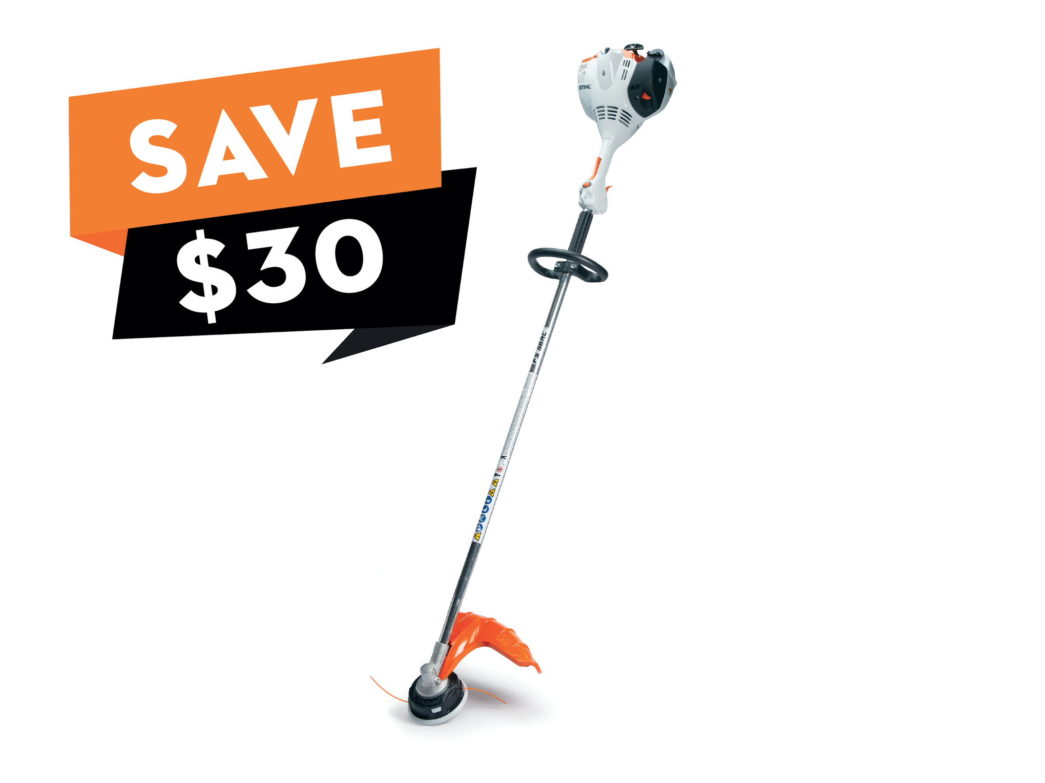 This straight-shaft grass trimmer features a fuel-efficient engine and STIHL Easy2Start™.
