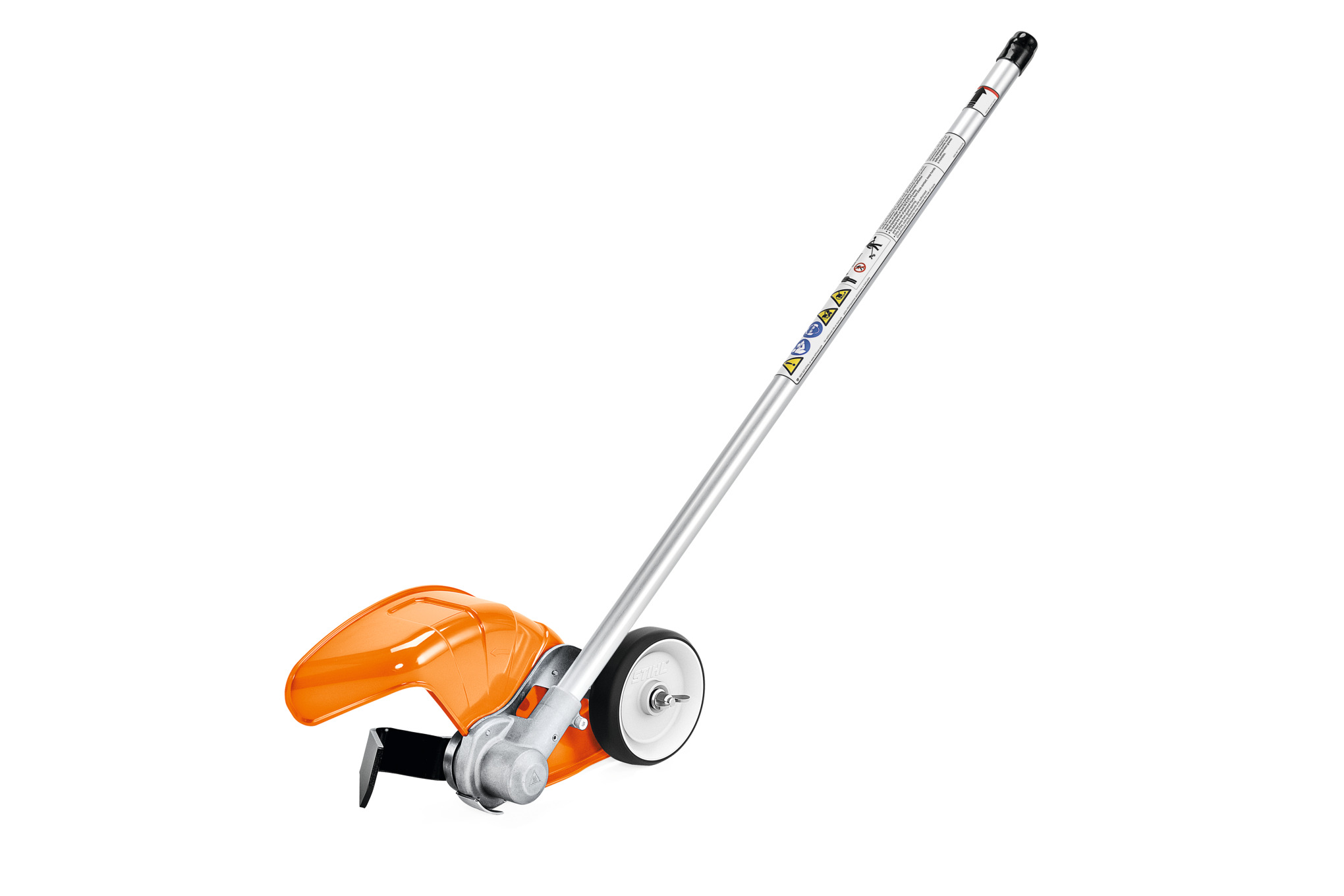 An efficient and professional KombiSystem attachment for defining mulch and flower beds quickly and easily.