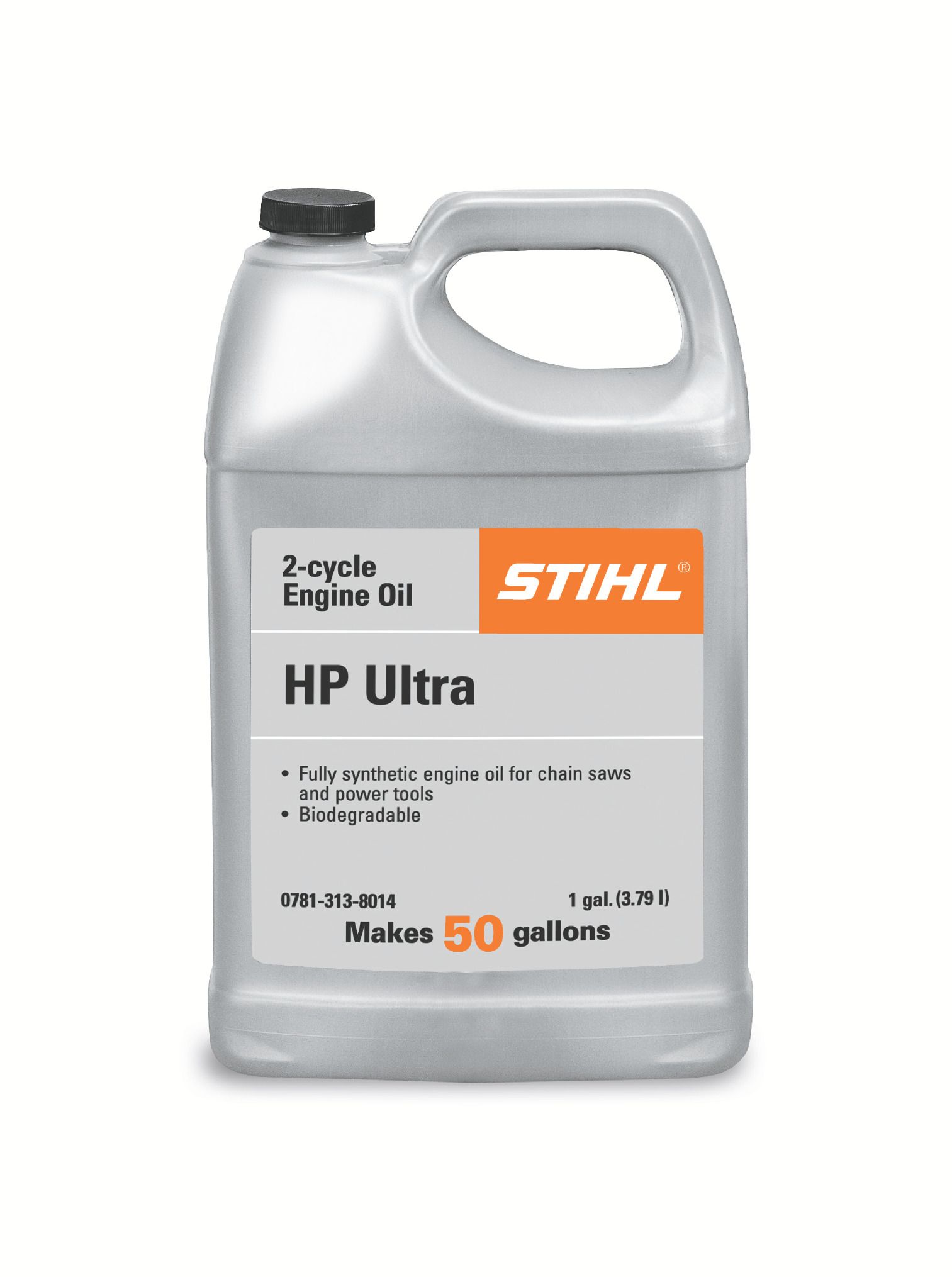 This fully synthetic two-cycle engine oil is specially suited for high performance chainsaws and power tools.