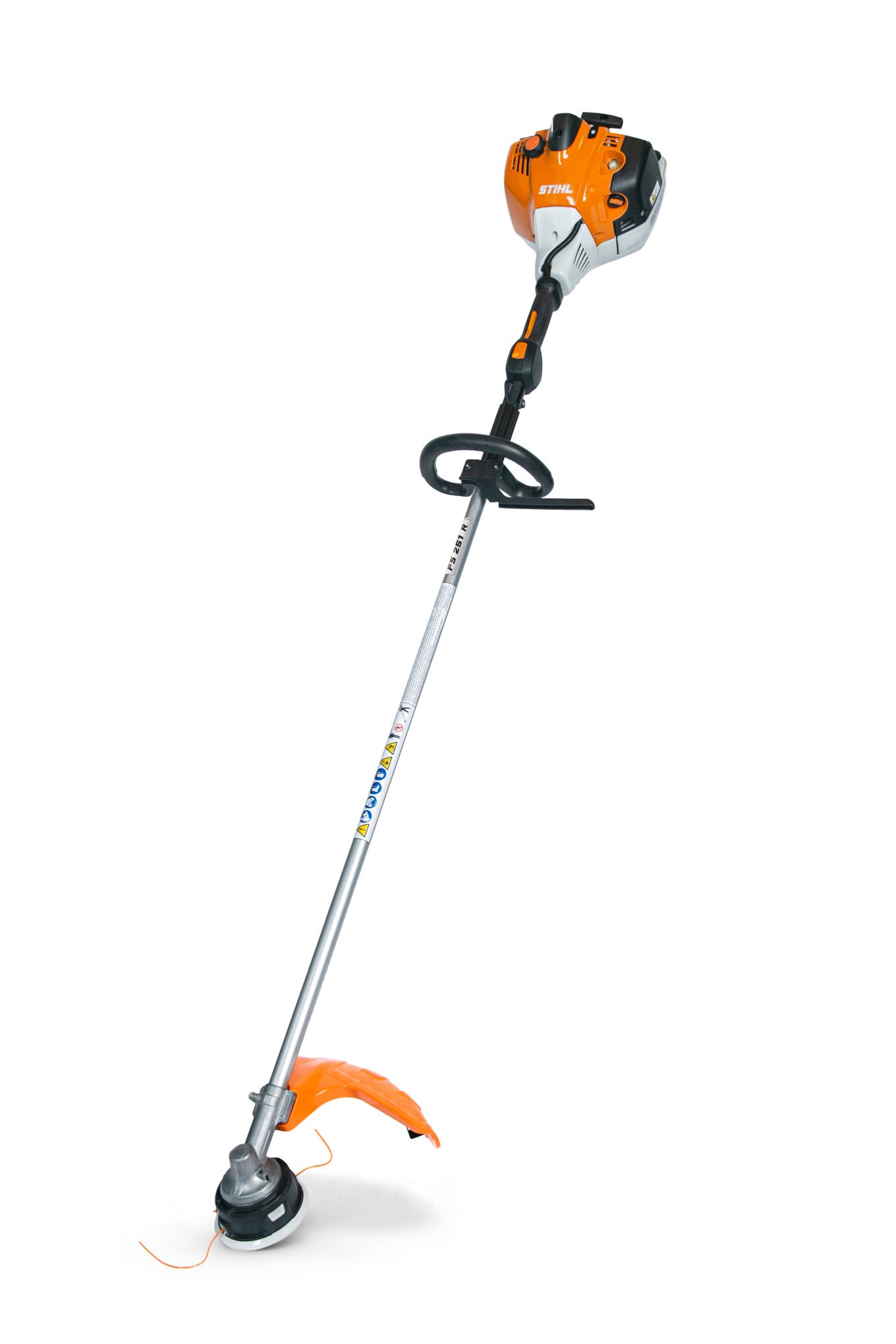 This powerful loop-handle gas trimmer is built with a semi-automatic choke lever, offering a simplified starting procedure.
