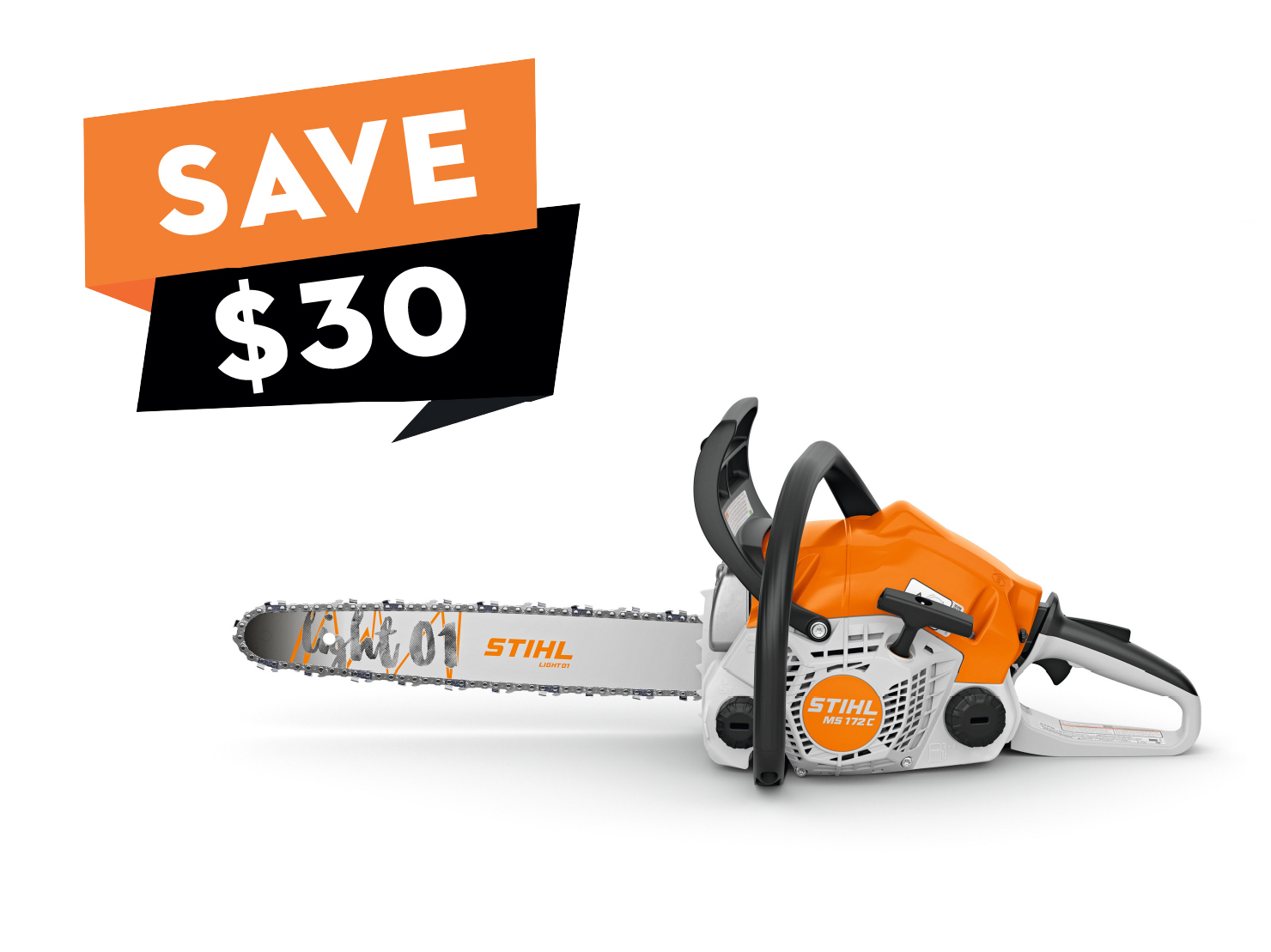 This powerful, entry-level gas-powered chainsaw is ideal for woodcutting tasks around the home.