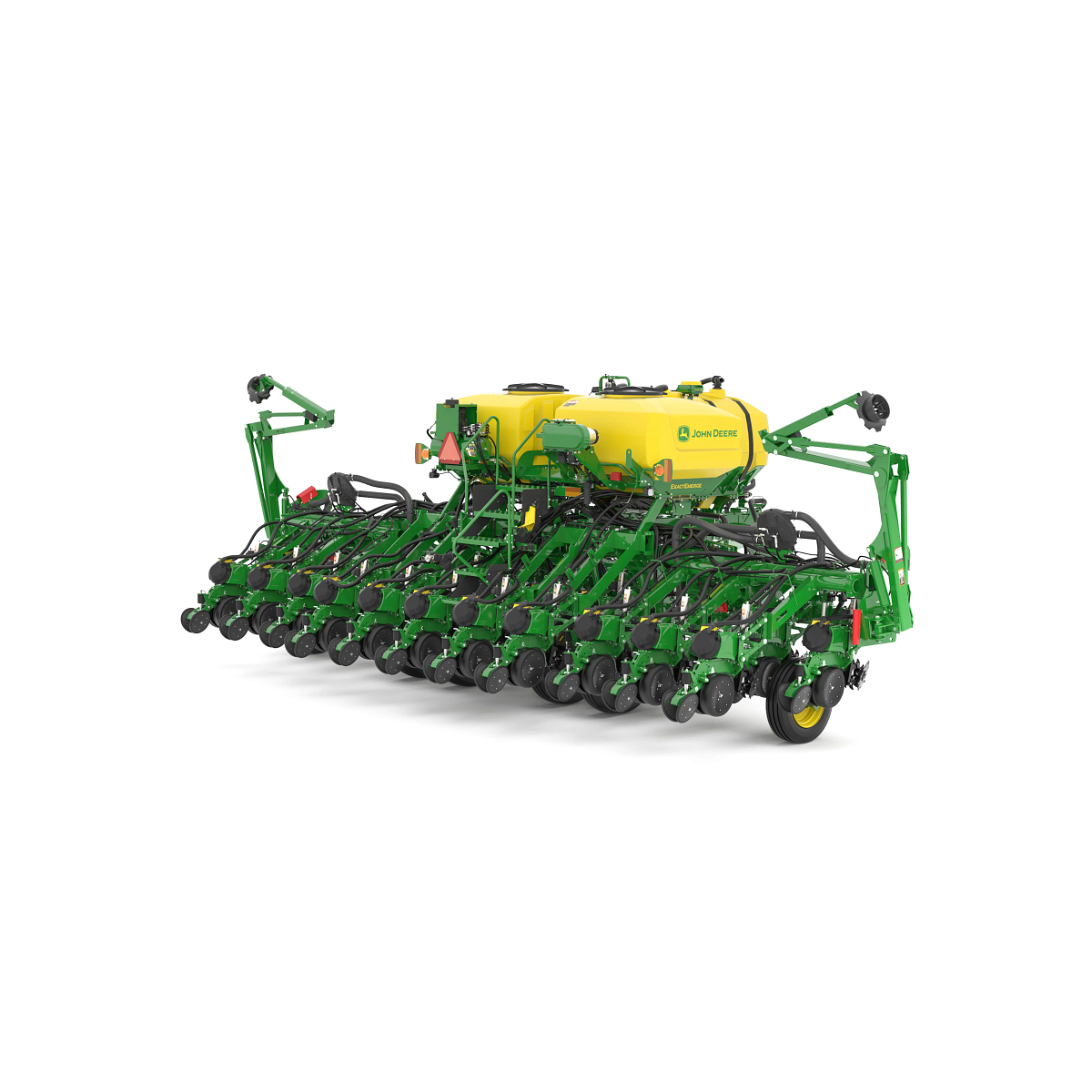 Studio image with right rear view of 1795 12-Row Split 23 Planter.