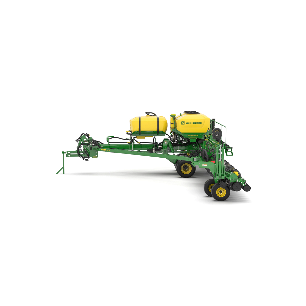 Studio rendering with left side view of DB60 36R planter.