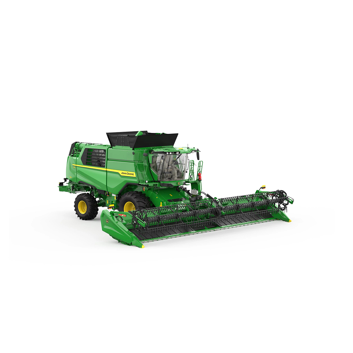 Front right studio rendering of a T6 800 combine